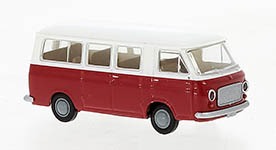 Brekina 34416 - H0 - Fiat 238 Bus weiss, rot, 1966
